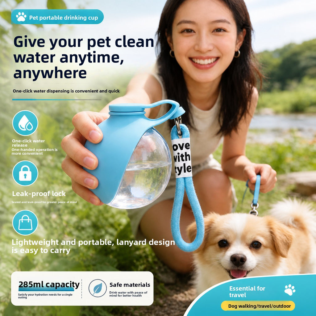Portable Pet Water Bottle and Bowl